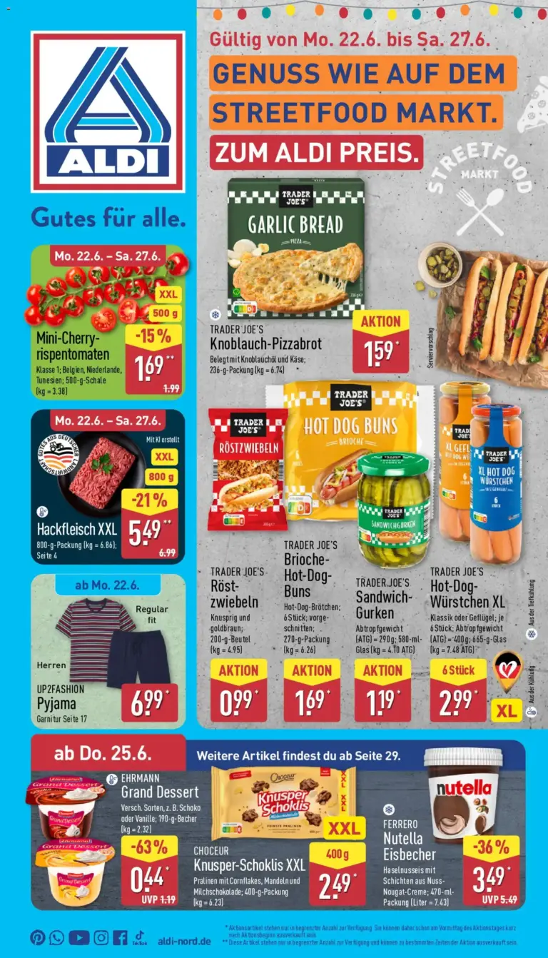 Aldi Prospekt ab 22.06.2026