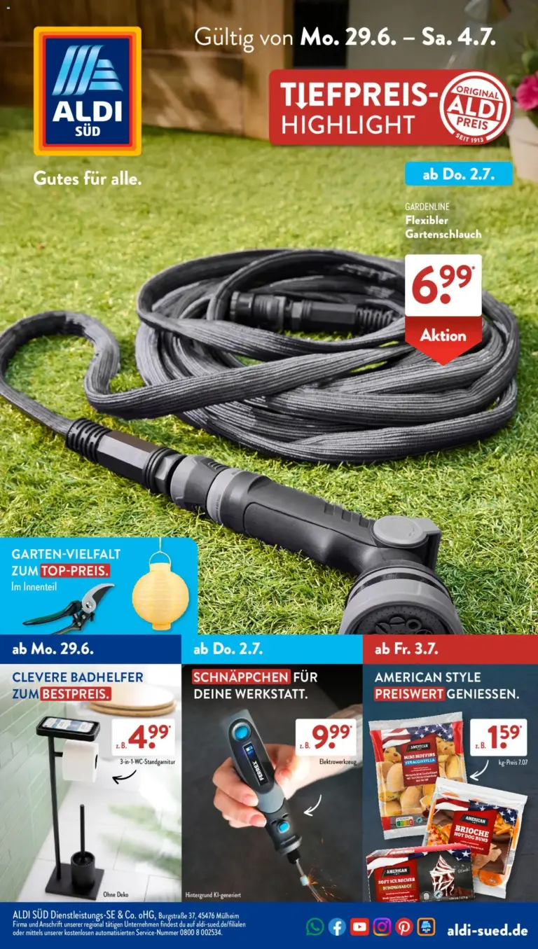 Aldi Süd Prospekt ab 29.06.2026