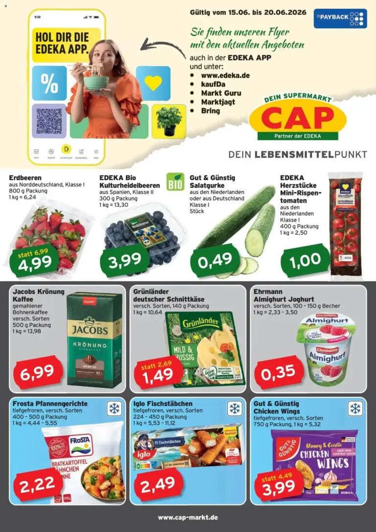 CAP Markt Prospekt Rostock ab 15.06.2026