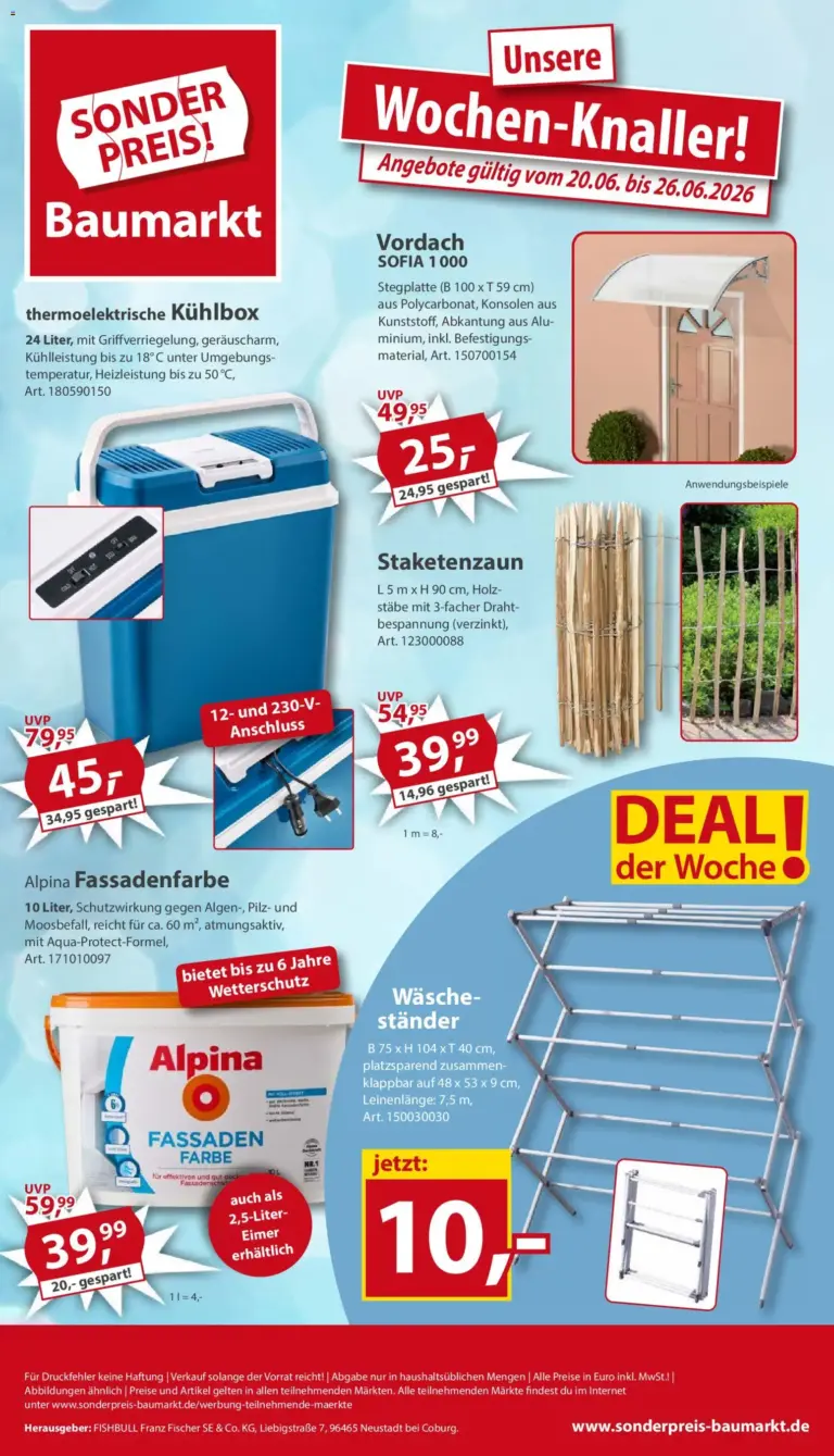 Sonderpreis Baumarkt Prospekt ab 20.06.2026