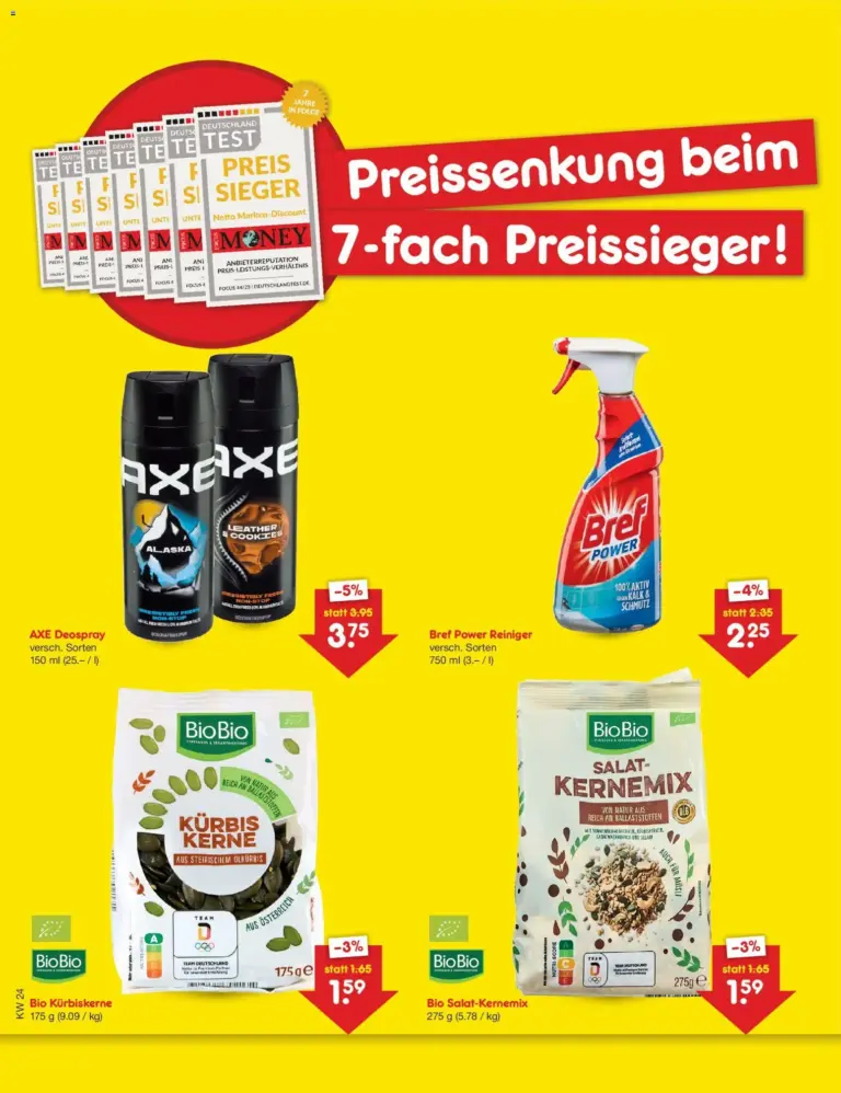 Netto Marken-Discount Preissenkung auf Dauer ab 03.06.2026
