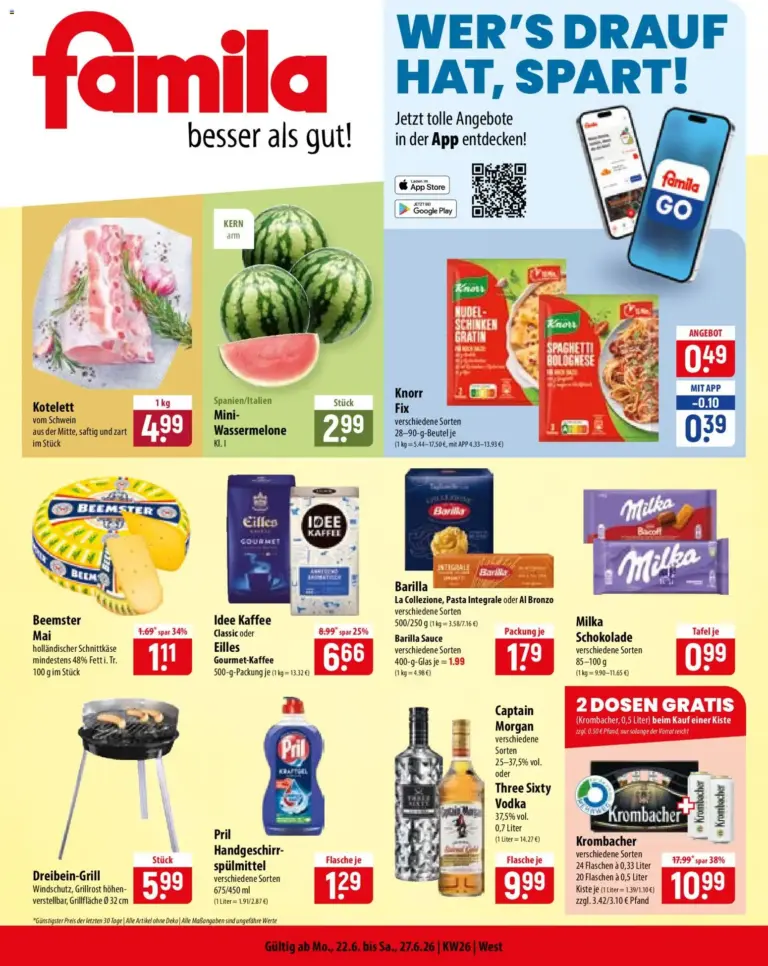 Famila Prospekt ab 22.06.2026