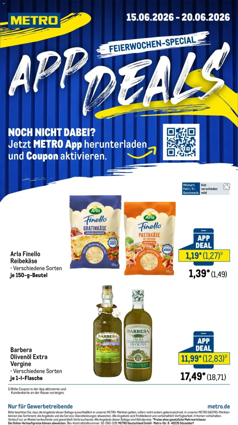 Metro App Deals ab 15.06.2026