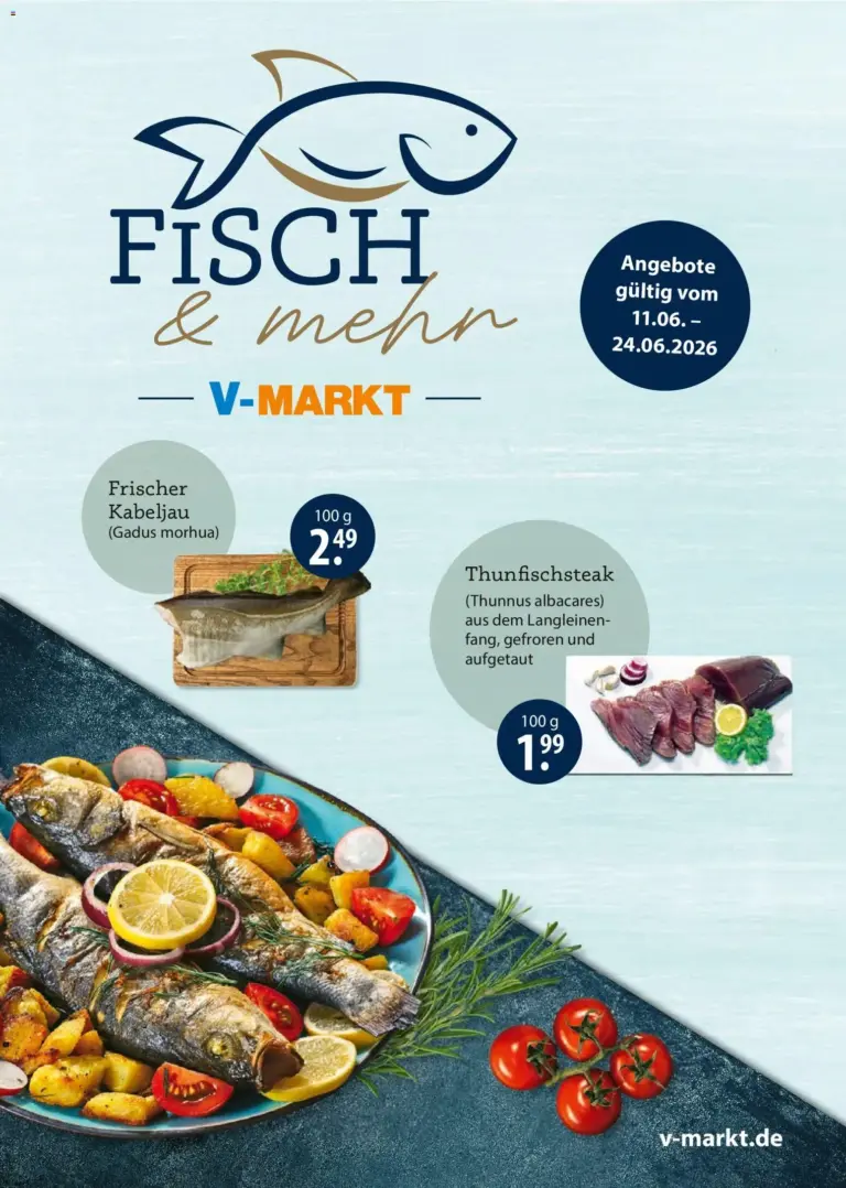 V-Markt Fischangebote München ab 11.06.2026