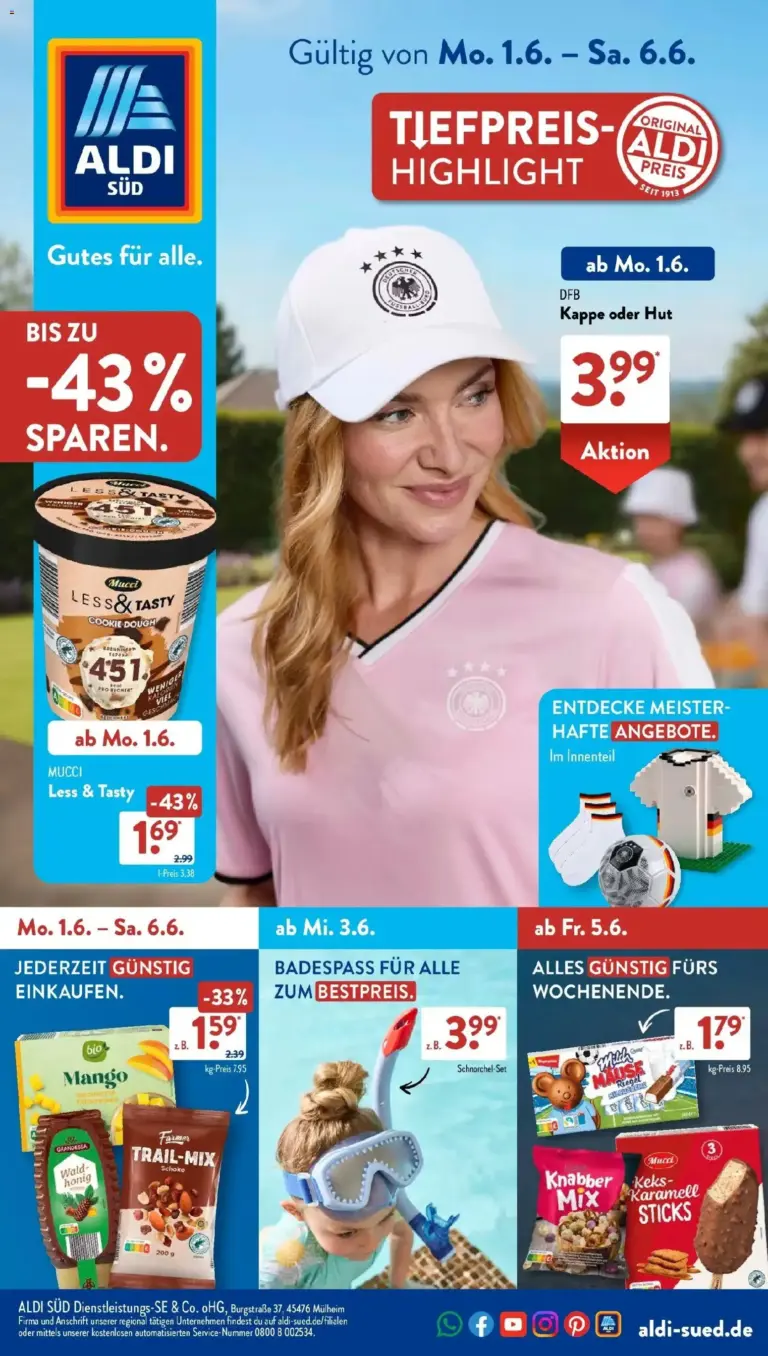 Aldi Süd Wochenangebote ab 01.06.2026