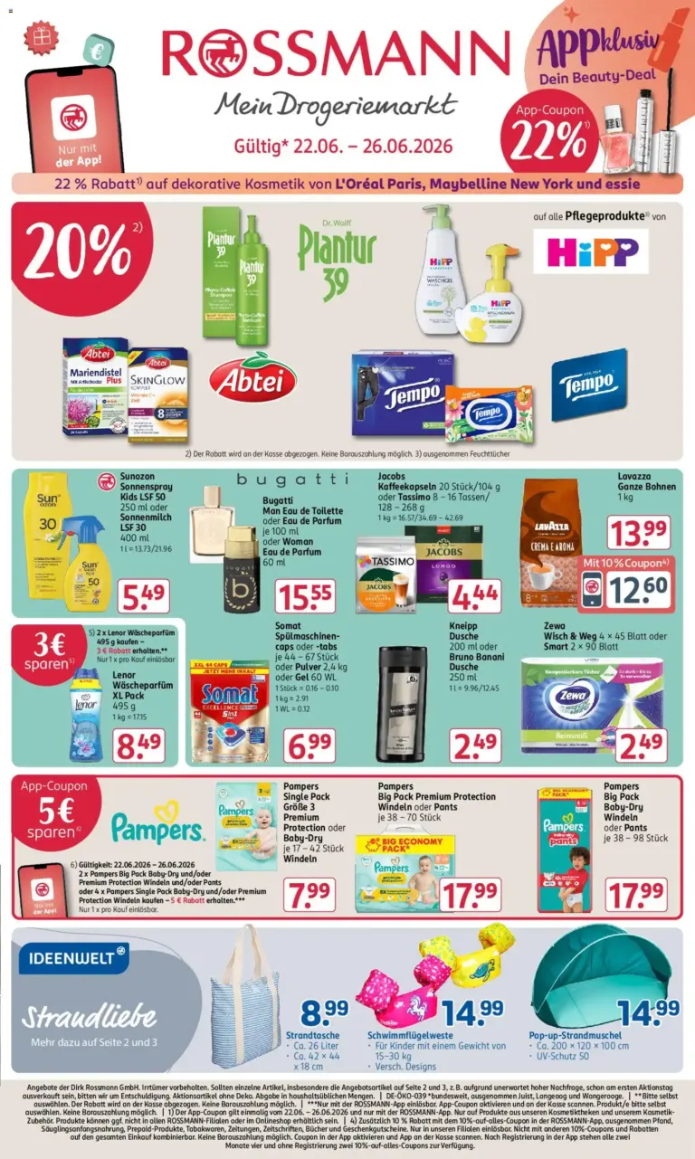 Rossmann Prospekt ab 22.06.2026