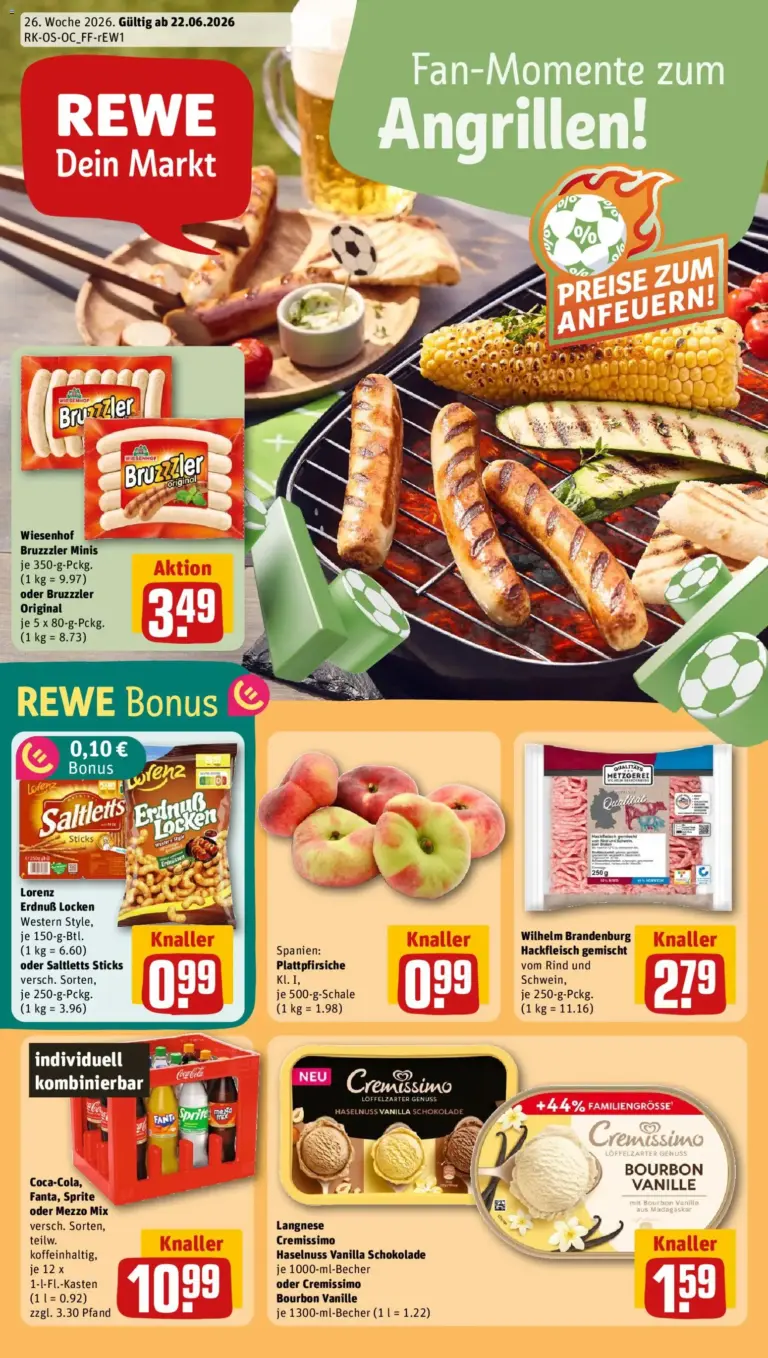 REWE Prospekt ab 22.06.2026