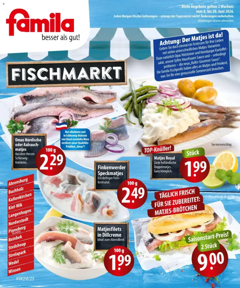 Famila Fischmarkt ab 08.06.2026
