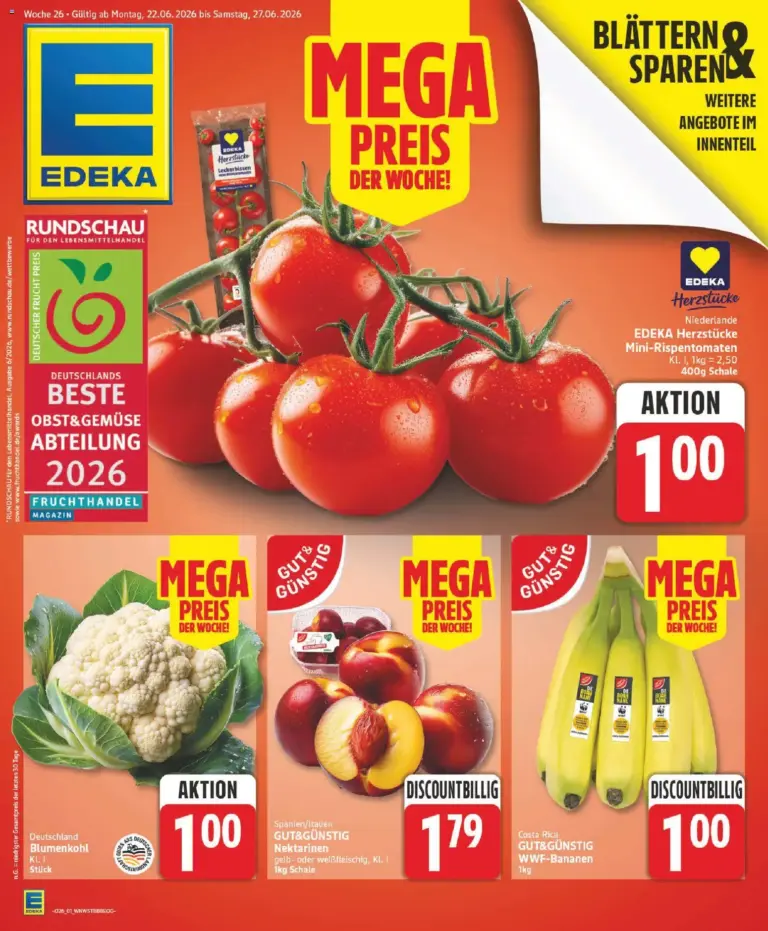 Edeka Prospekt ab 22.06.2026