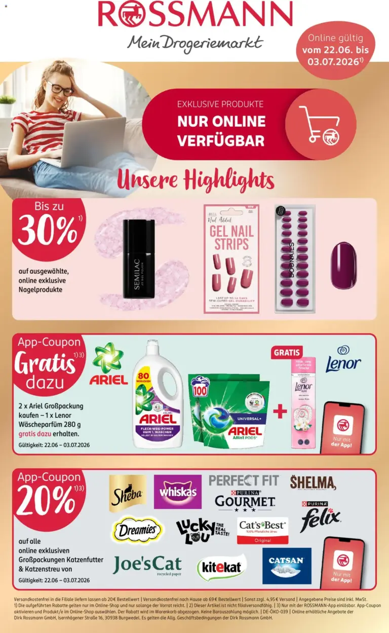 Rossmann Onlineprospekt ab 22.06.2026
