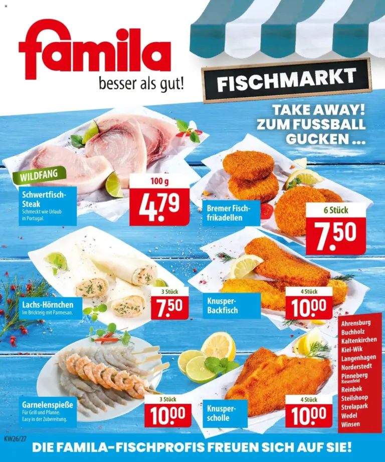 Famila Fischmarkt ab 22.06.2026