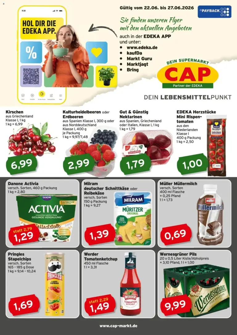CAP Markt Prospekt Rostock ab 22.06.2026