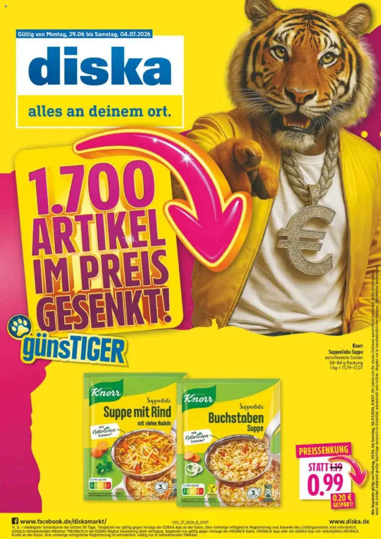 Diska - Diska Sachsen-Thüringen KW27 ab 29.06.2026