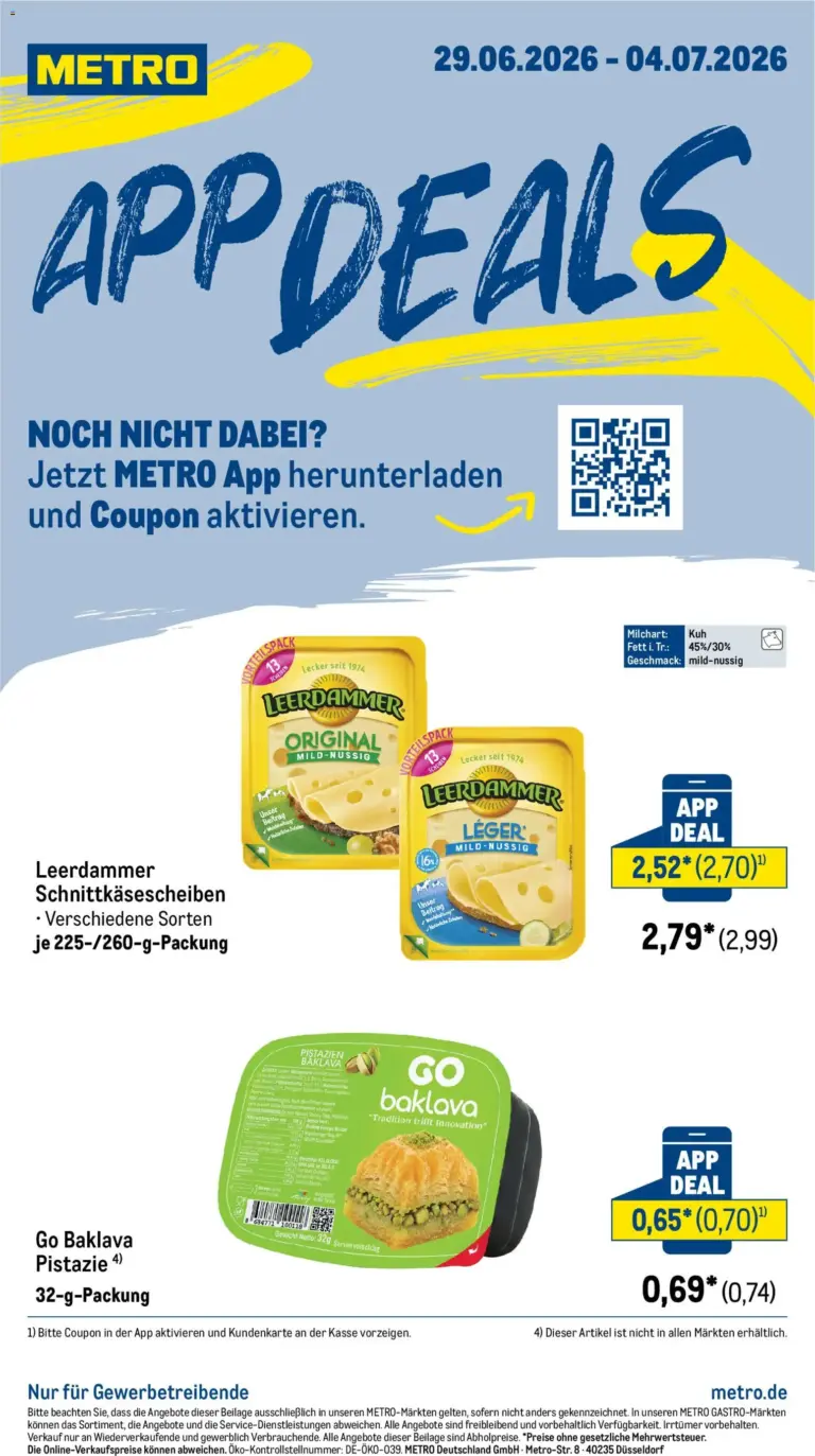 Metro App Deals ab 29.06.2026