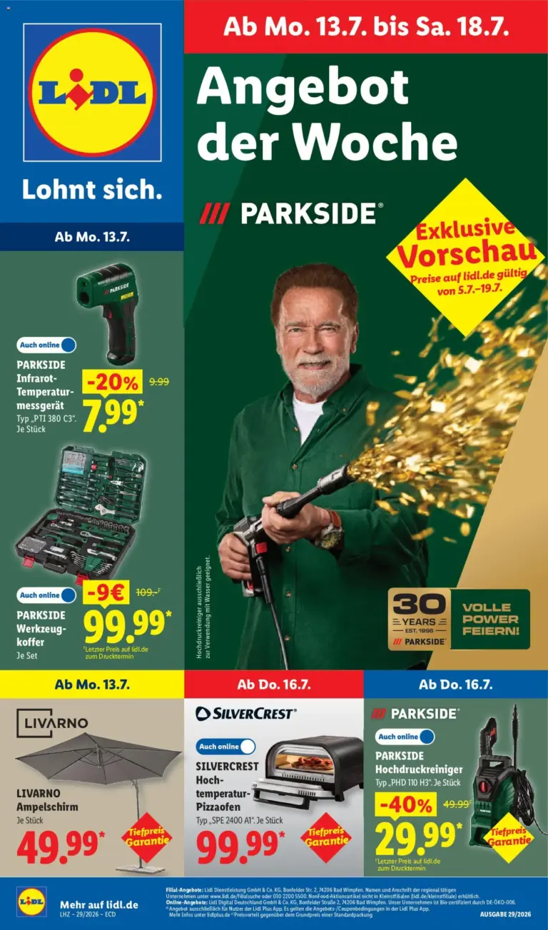 Lidl Prospekt ab 13.07.2026