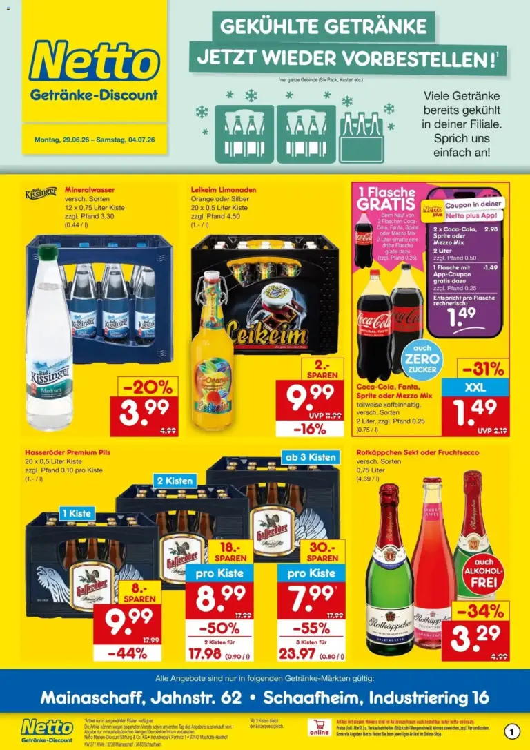 Netto Marken-Discount Prospekt Schaafheim ab 29.06.2026
