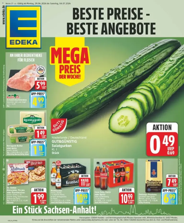 Edeka Prospekt ab 29.06.2026