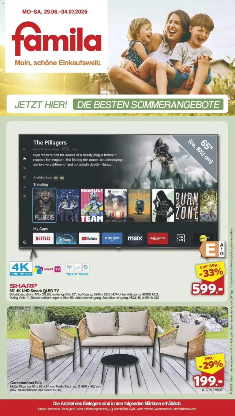 Famila Nordwest - Famila: Einleger ab 28.06.2026