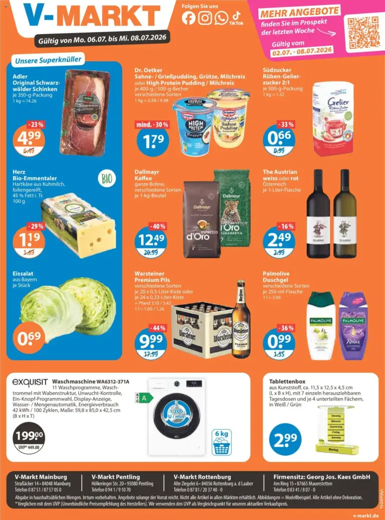 V-Markt ab Montag ab 06.07.2026
