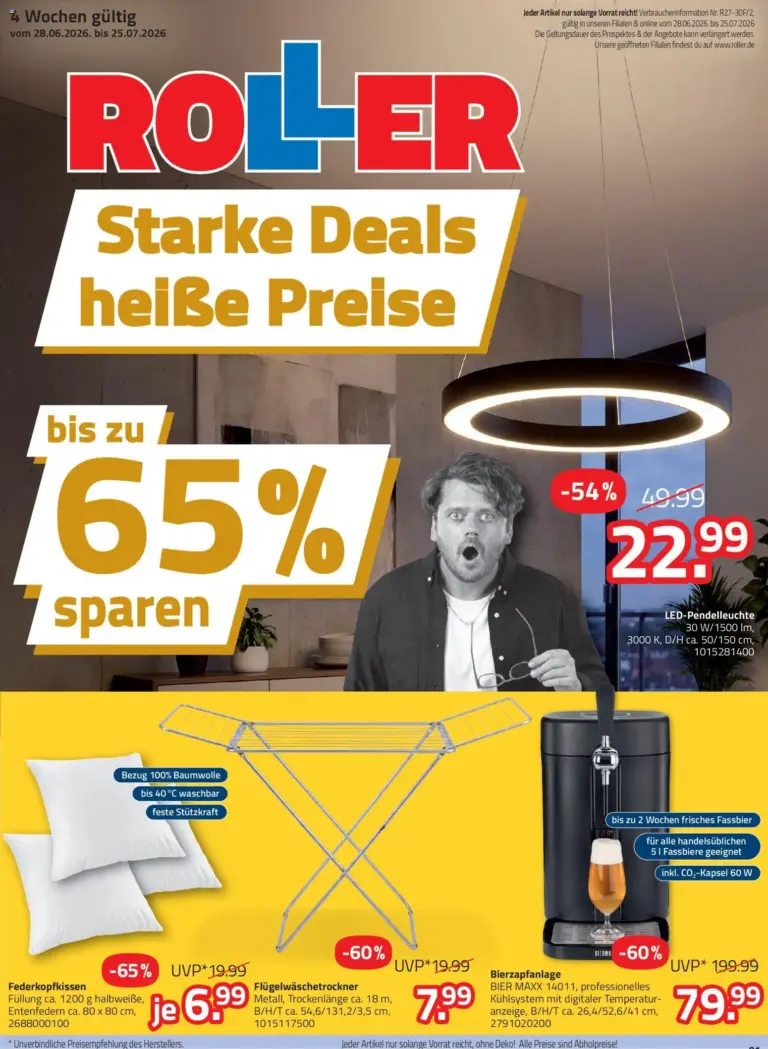 Roller Wohnaccessoires & Haushaltswaren ab 28.06.2026