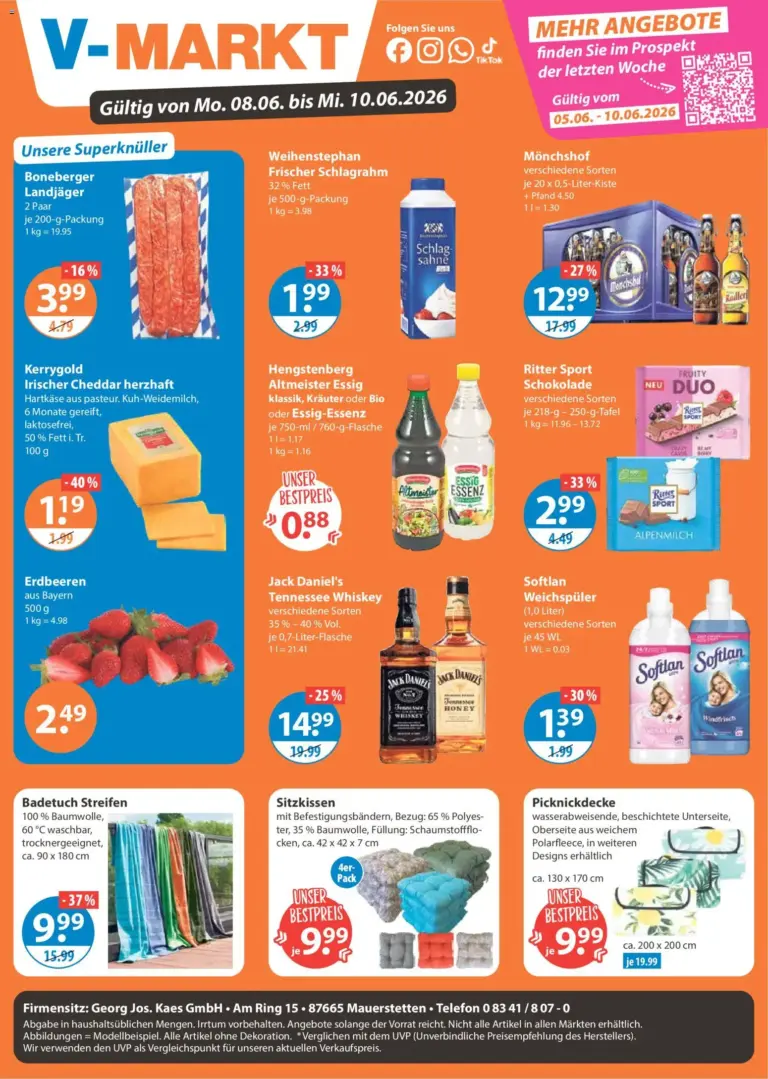 V-Markt Schwaben / Oberbayern ab Montag ab 08.06.2026