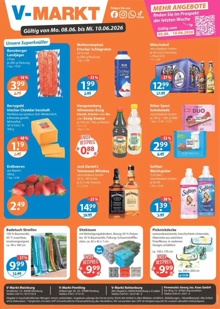 V-Markt Hallertau / Oberpfalz ab Montag ab 08.06.2026