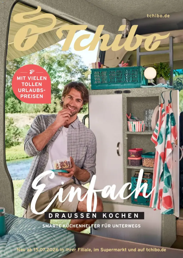 Prospekt Tchibo Einfach draußen kochen ab 15.07.2026