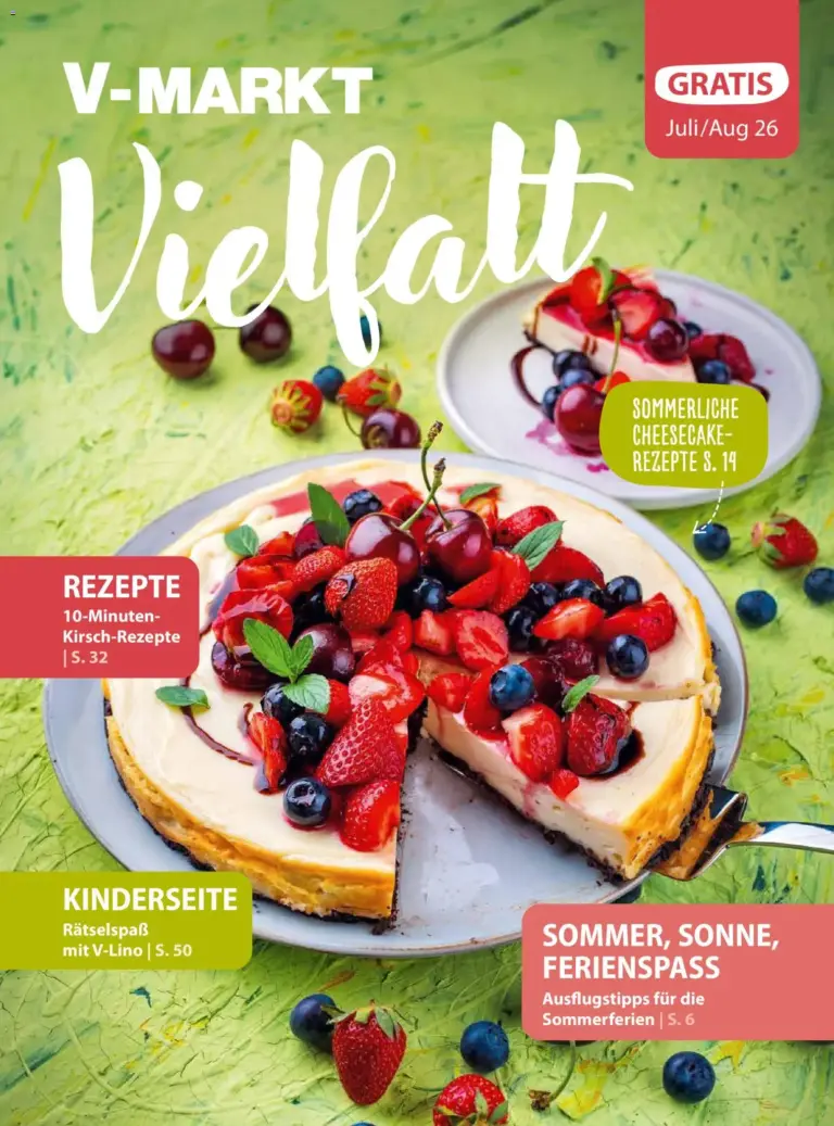 V-Markt Vielfalt Juli / August ab 01.07.2026