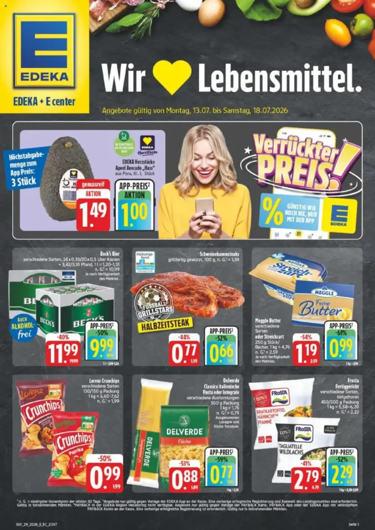 Edeka Prospekt Ab 20 07 2026 Zum Bl ttern Diese Woche Zum Bl ttern
