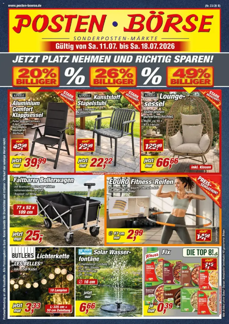 Posten Börse Prospekt ab 11.07.2026