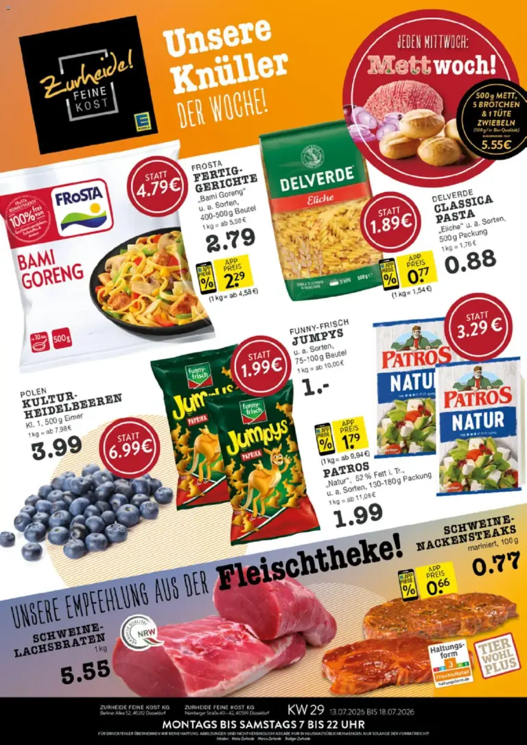 Edeka Zurheide Prospekt ab 13.07.2026