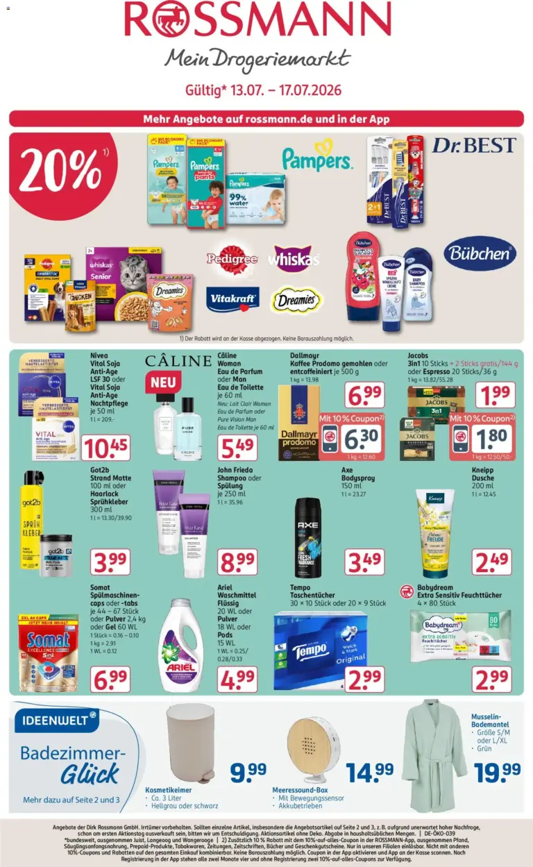 Rossmann Prospekt ab 13.07.2026