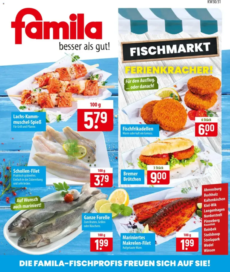 Famila Fischmarkt ab 20.07.2026