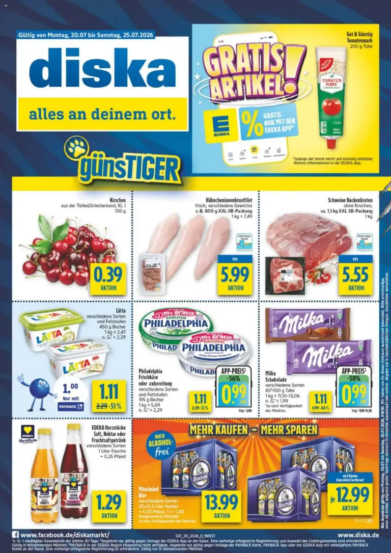 Diska - Diska Bayern KW30 ab 20.07.2026