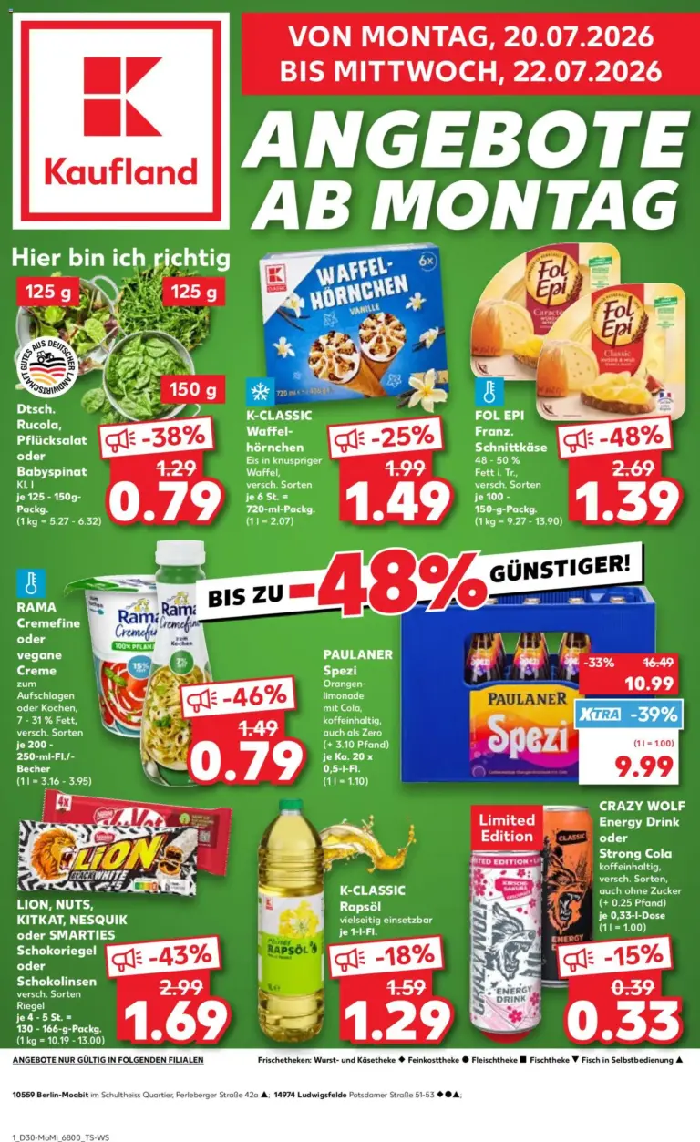 Prospekt Kaufland ab 20.07.2026