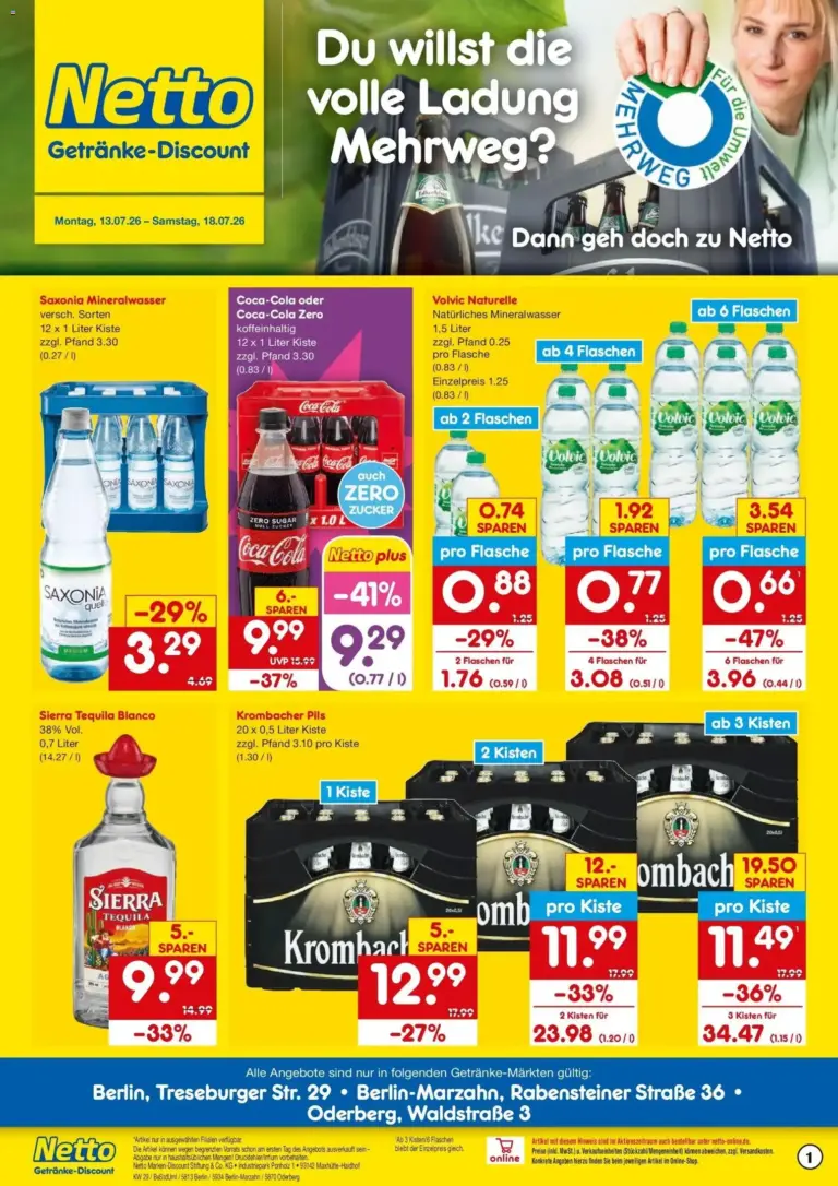 Netto Marken-Discount Prospekt Berlin ab 13.07.2026