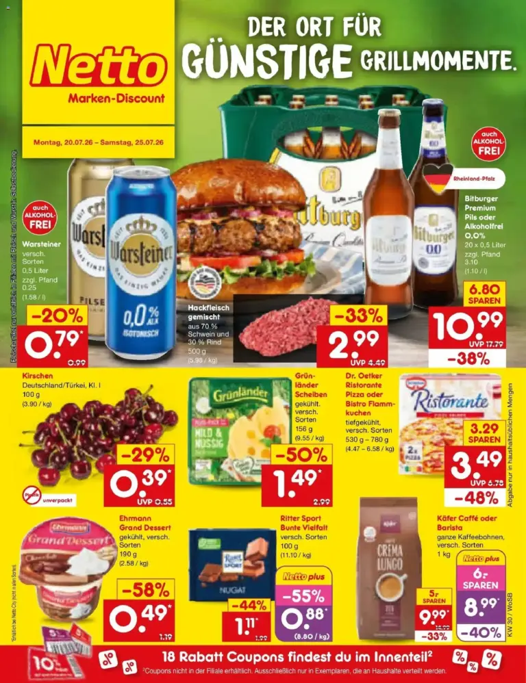 Netto Marken-Discount Prospekt Mannheim ab 20.07.2026