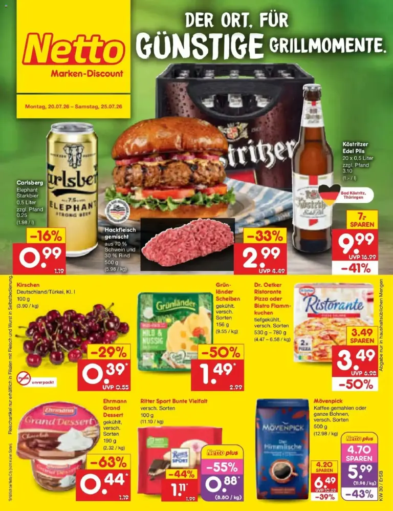 Netto Marken-Discount Prospekt Nordhausen ab 20.07.2026