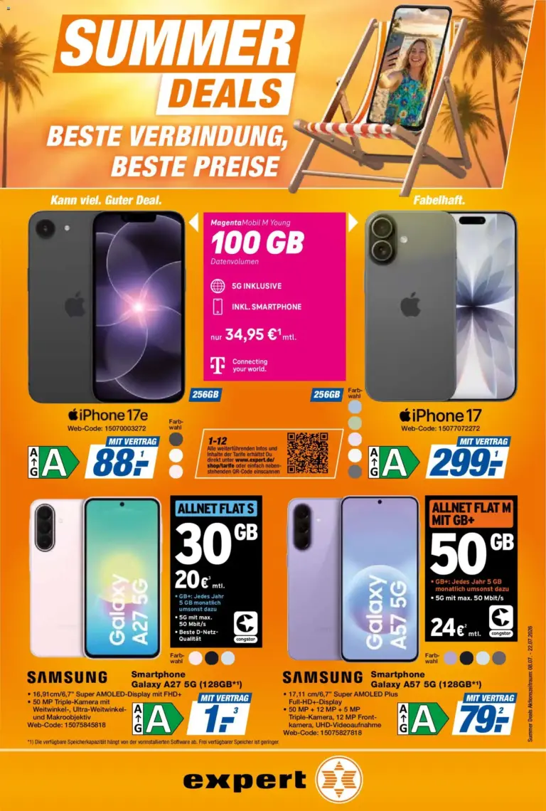 Expert Summer Deals ab 08.07.2026