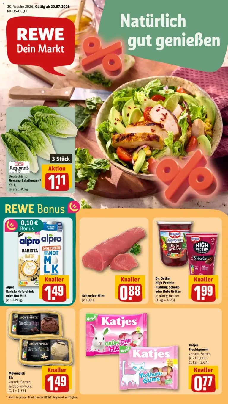 REWE Prospekt ab 20.07.2026