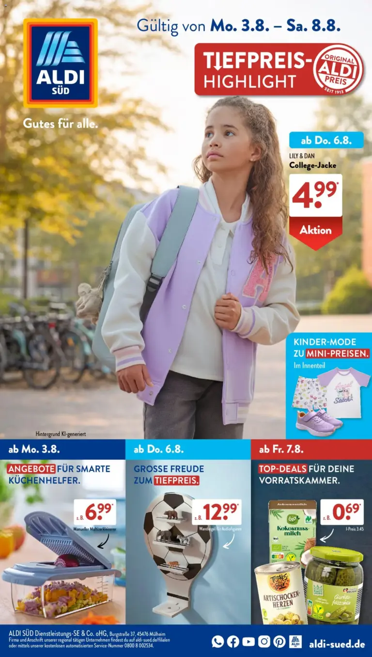 Aldi Süd Prospekt ab 03.08.2026