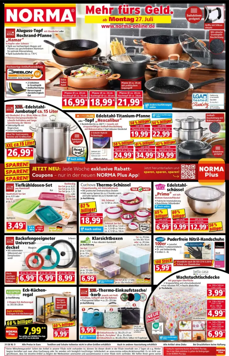 Norma Prospekt ab 27.07.2026