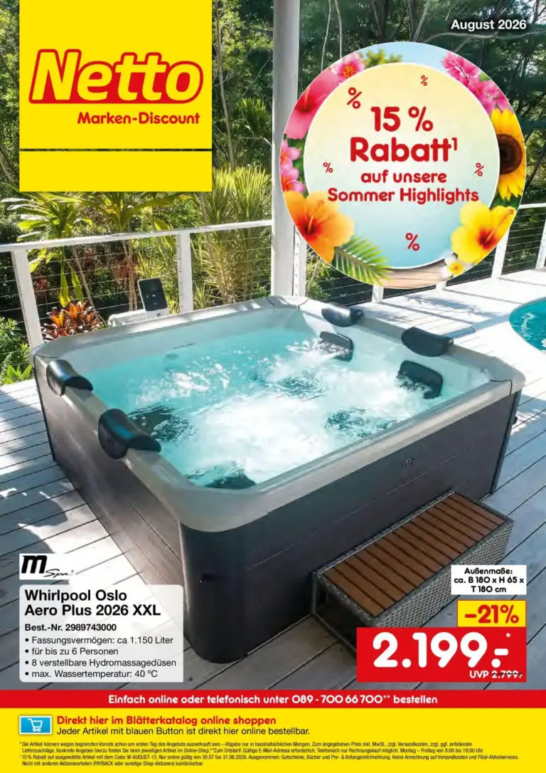 Netto Marken-Discount - August ab 01.08.2026