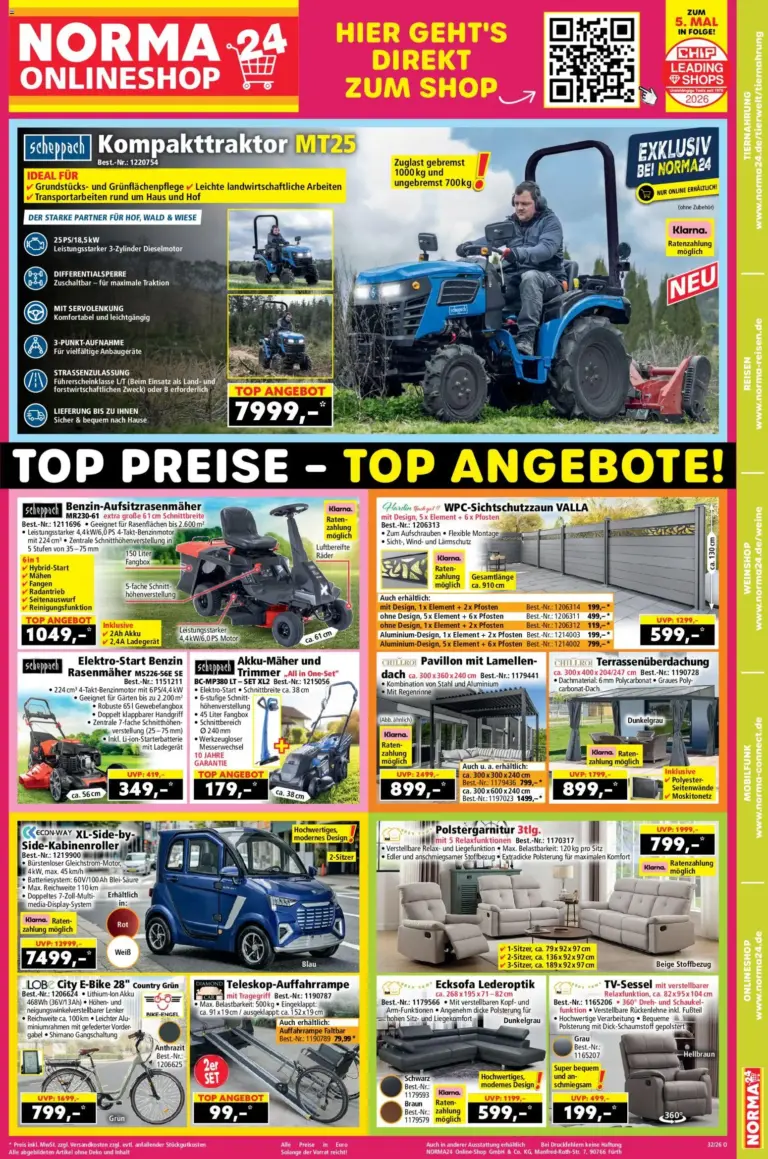 Norma Onlineshop ab 03.08.2026