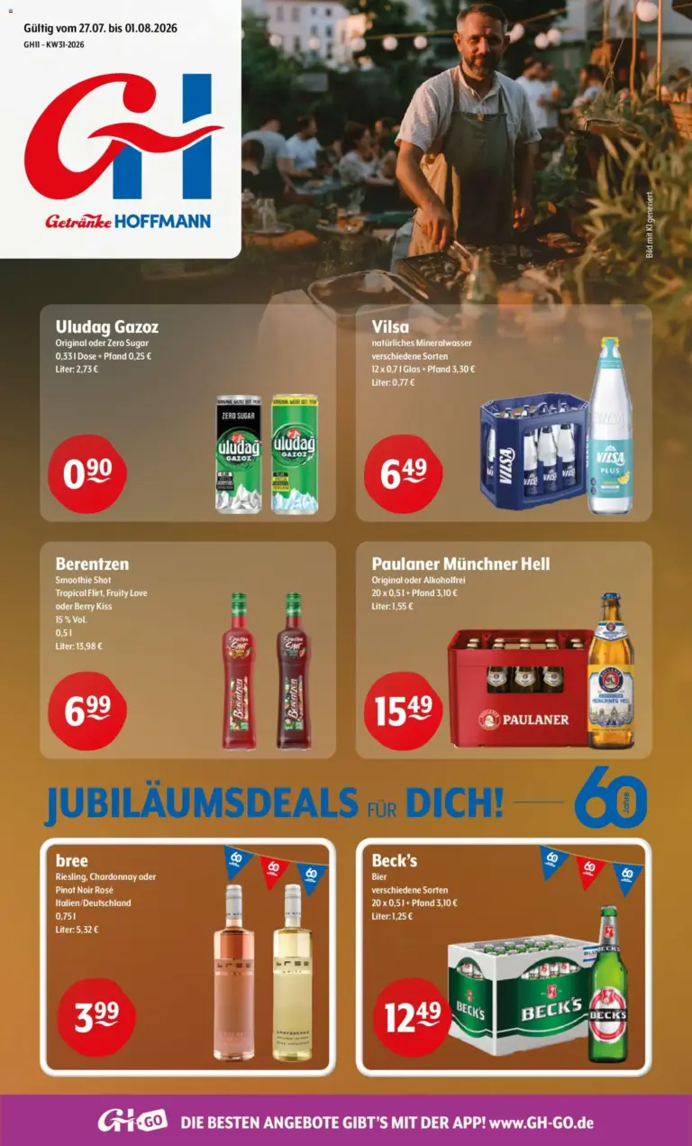 Getränke Hoffmann Prospekt ab 27.07.2026