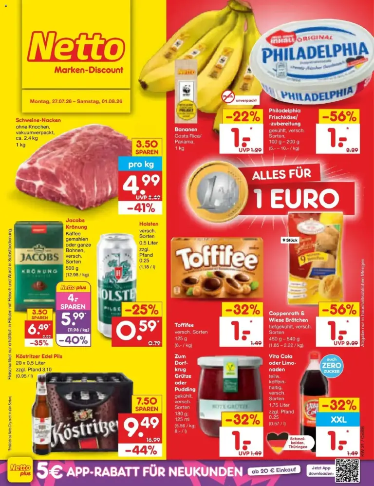 Netto Marken-Discount Prospekt Leipzig ab 27.07.2026
