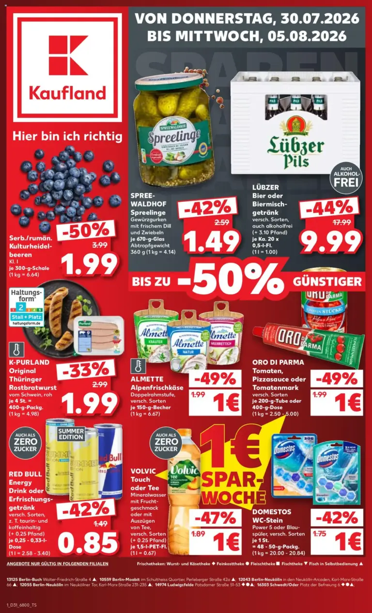 Prospekt Kaufland ab 30.07.2026