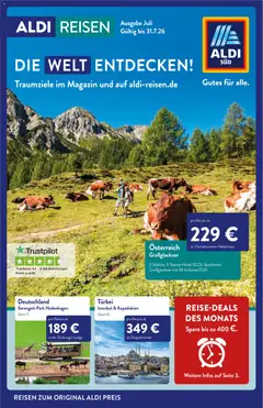 Aldi Reisen Prospekt 01.07.2026 +