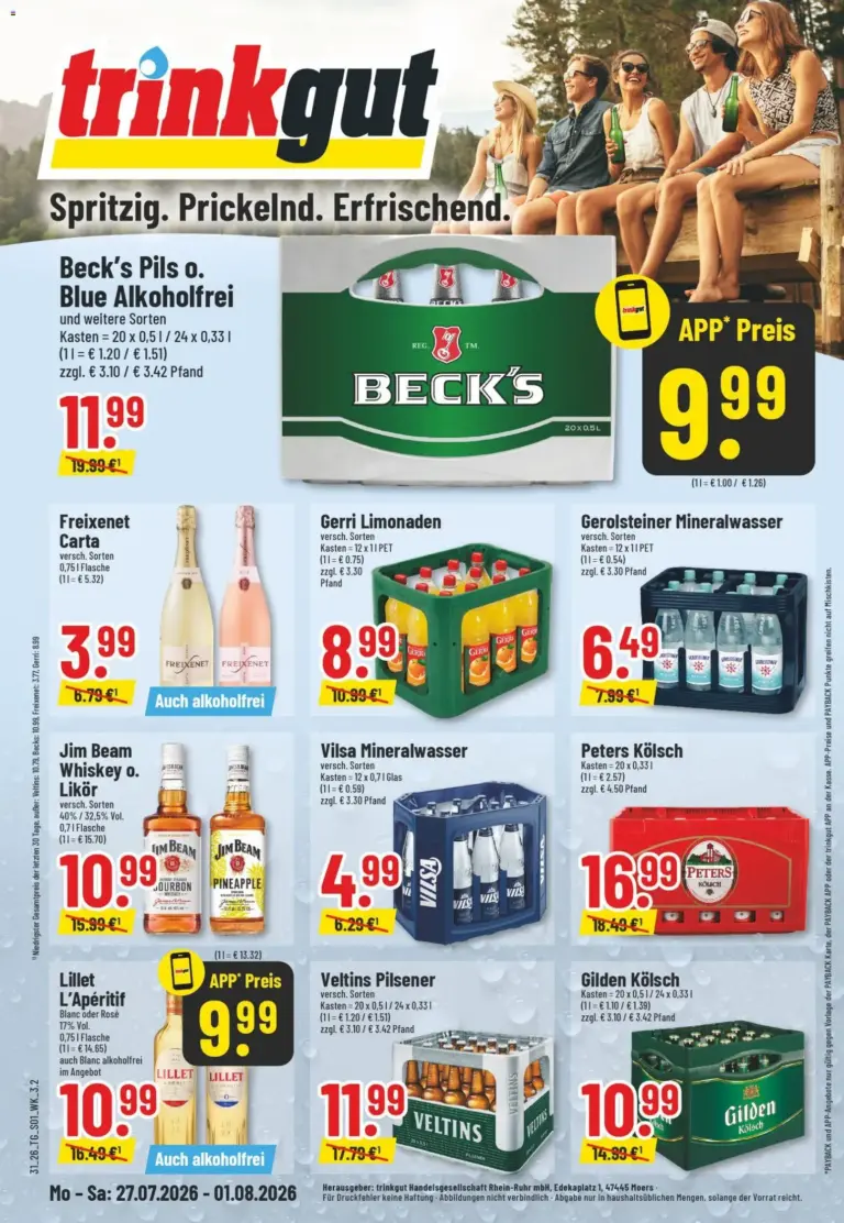Trinkgut Prospekt ab 27.07.2026