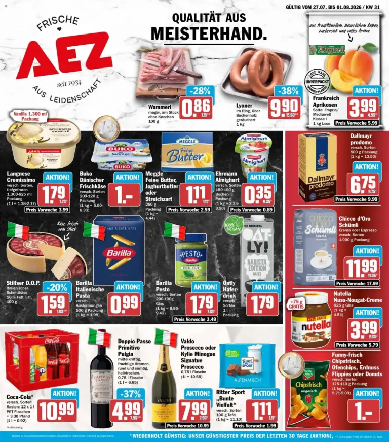 AEZ Prospekt ab 27.07.2026